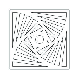 Base pedestal para mesa 55x55 Alma