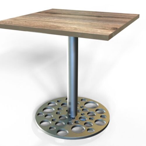 Base pedestal para mesa 55x55 Alma