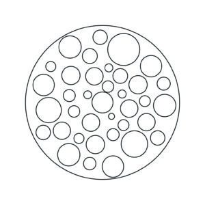 Base pedestal para mesa 55x55 Alma