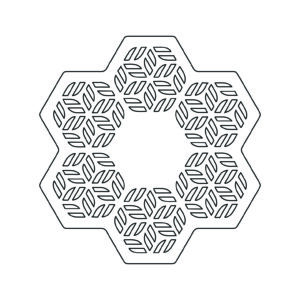 Base pedestal para mesa 55x55 Ana