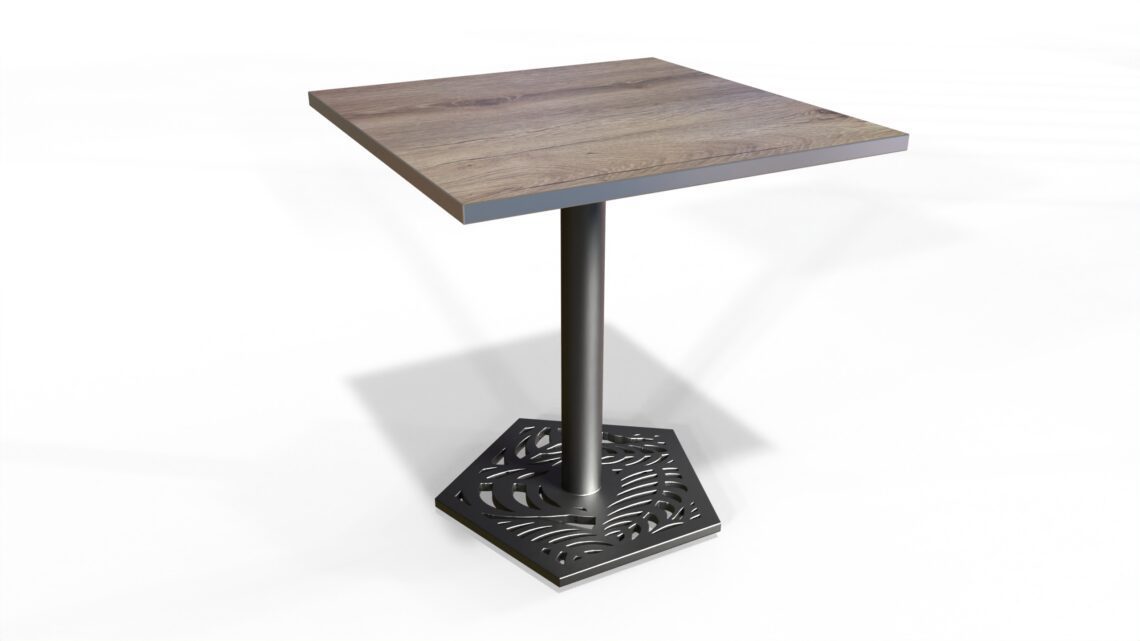 Base pedestal para mesa 55x55 Camila