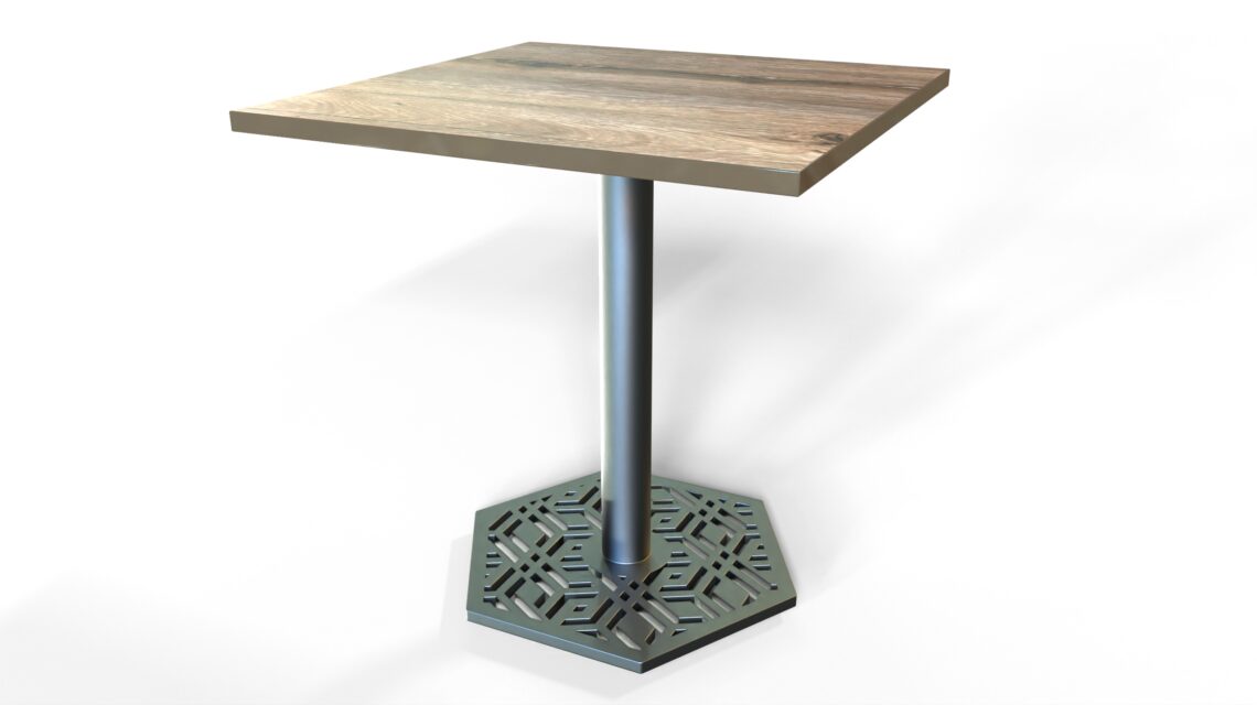 Base pedestal para mesa 55x55 Carolina