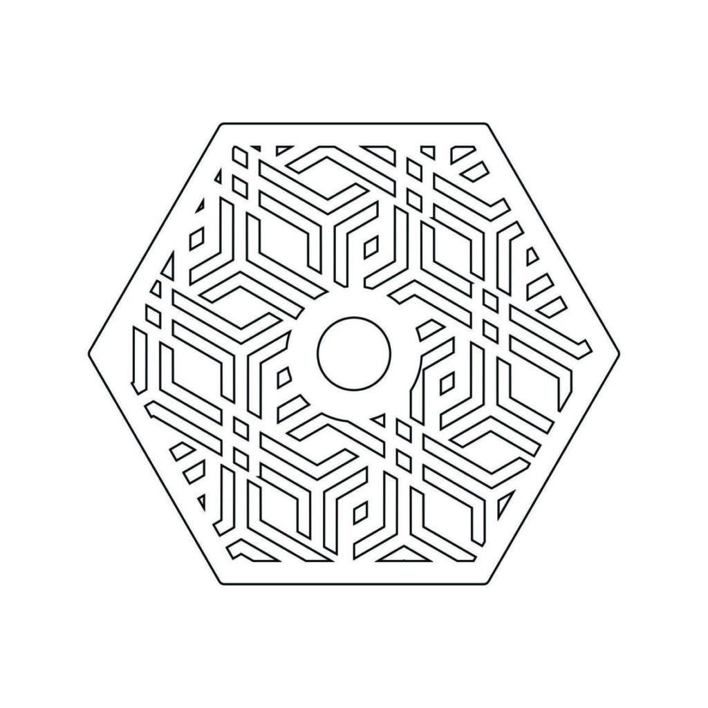 Base pedestal para mesa 55x55 Carolina