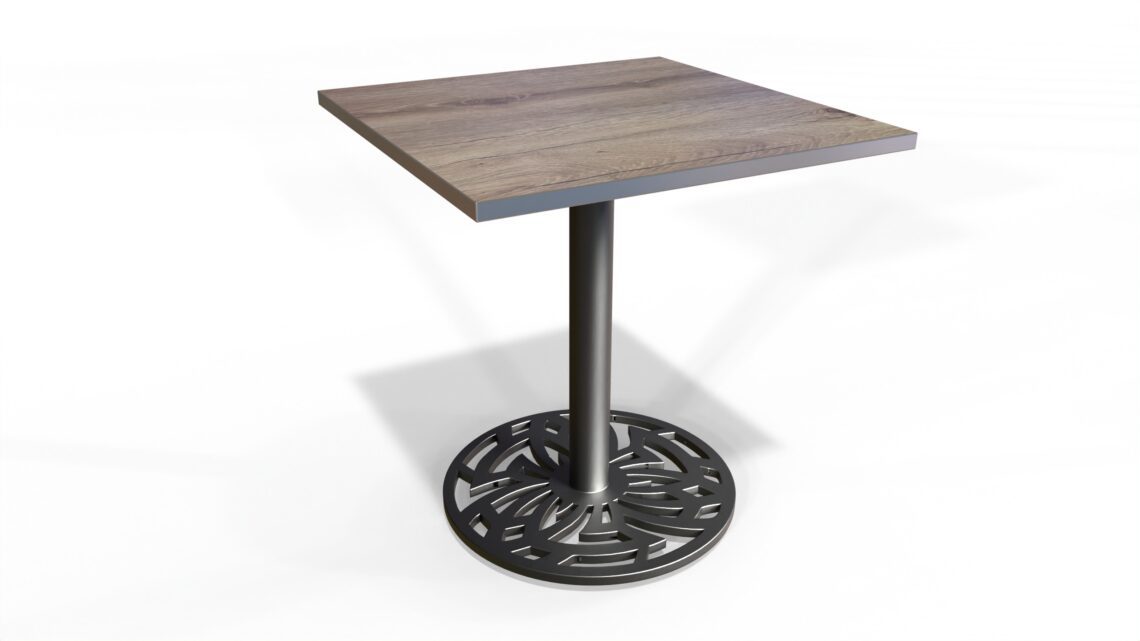 Base pedestal para mesa 55x55 Gabriela