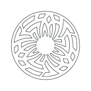 Base pedestal para mesa 55x55 Gabriela