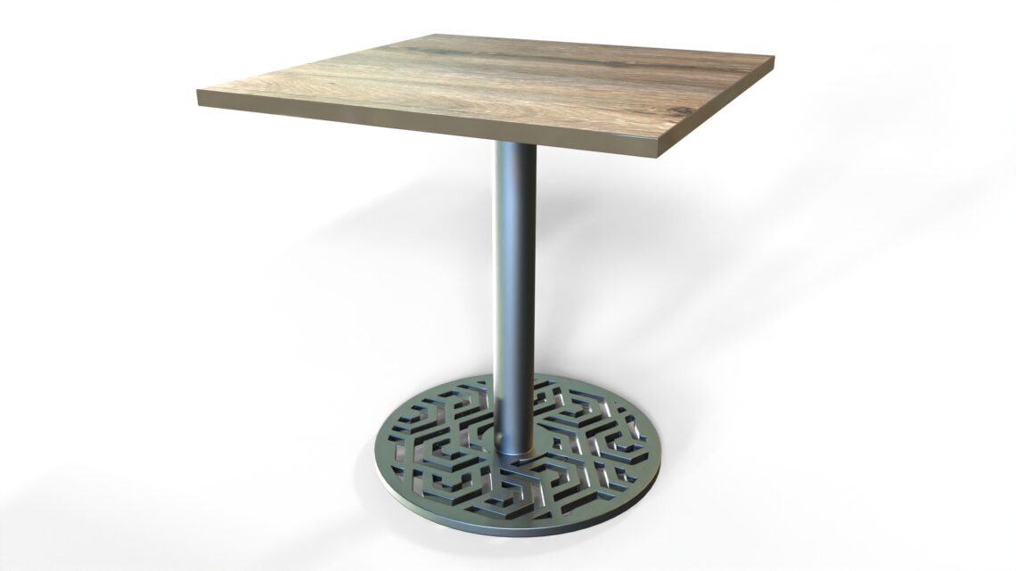 Base pedestal para mesa 55x55 Juana