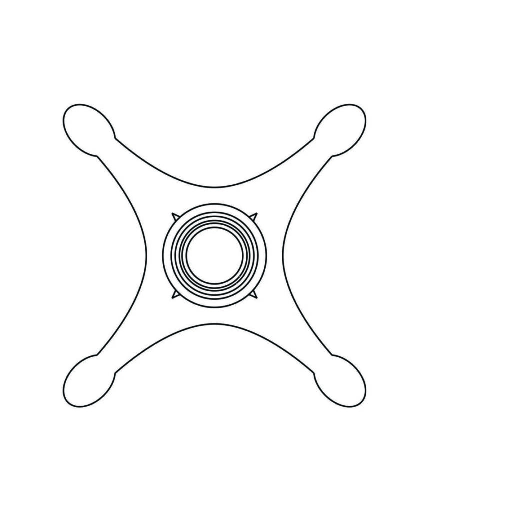 Base pedestal para mesa 55x55 Lourdes