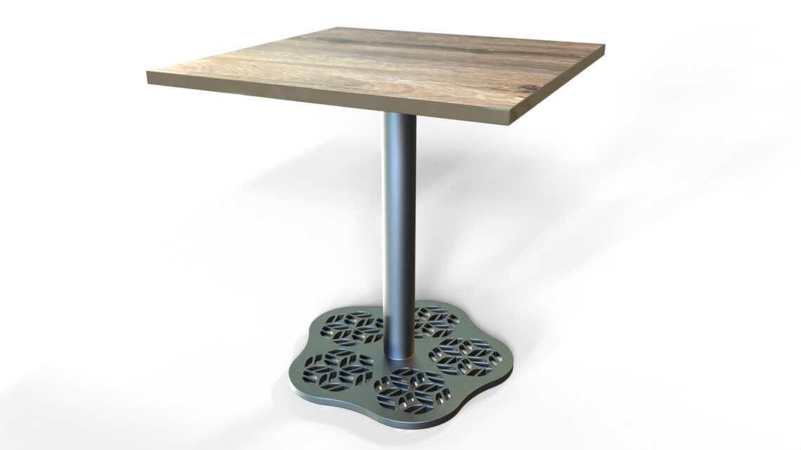 Base pedestal para mesa 55x55 Lucia