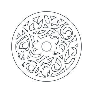 Base pedestal para mesa 55x55 Valentina