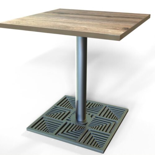 Base pedestal para mesa 55x55 Valeria