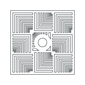 Base pedestal para mesa 55x55 Valeria 4 Base pedestal para mesa 55x55 Valeria