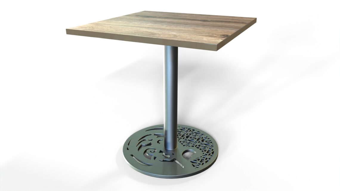 Base pedestal para mesa 55x55 Vanessa