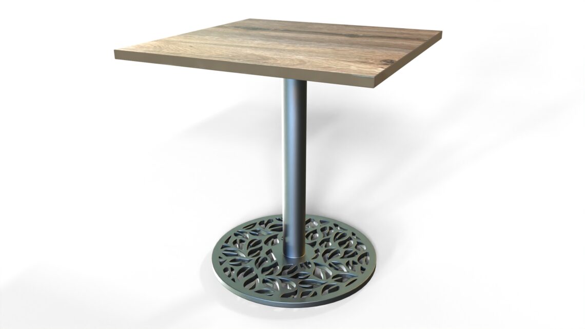 Base pedestal para mesa 55x55 Verónica