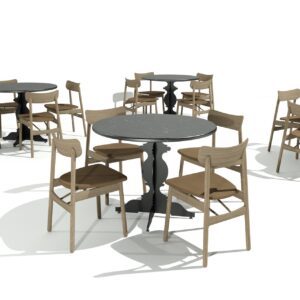 Base pedestal para mesa clásica, diseño estable y elegante, ideal para restaurantes, comedores y cafeterías.
