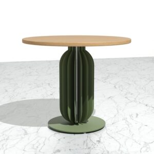 Base pedestal para mesa de diseño icónico, fabricada en metal resistente, ideal para restaurantes, cafeterías y espacios con estilo.