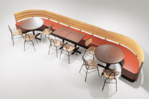 Mobiliario para restaurantes 6 Booth para restaurante