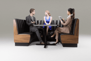 Booths para restaurantes elegantes 11 Booths para restaurantes elegantes