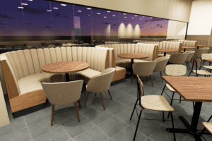 Booth para restaurante