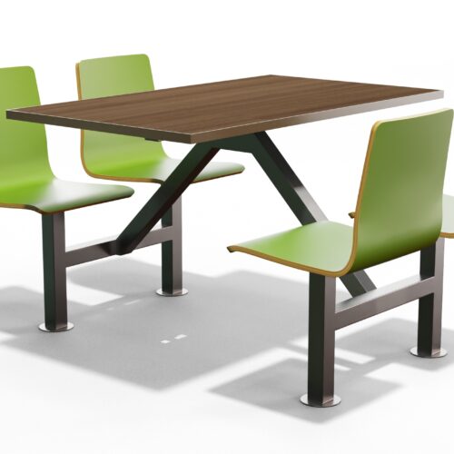 Mesa fija personalizada con diseño exclusivo, estructura robusta y acabado a medida, ideal para restaurantes, oficinas y espacios comerciales.